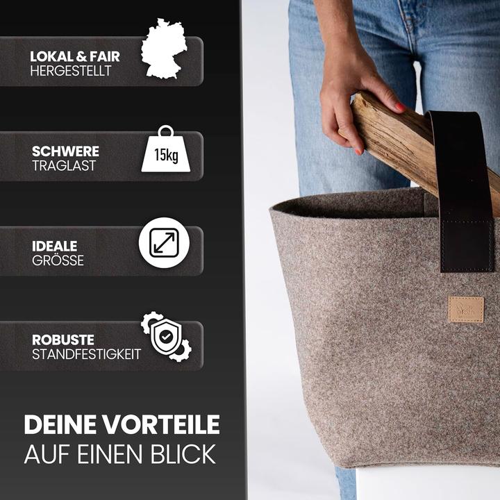 Image du produit Easy and Green Kaminholzkorb