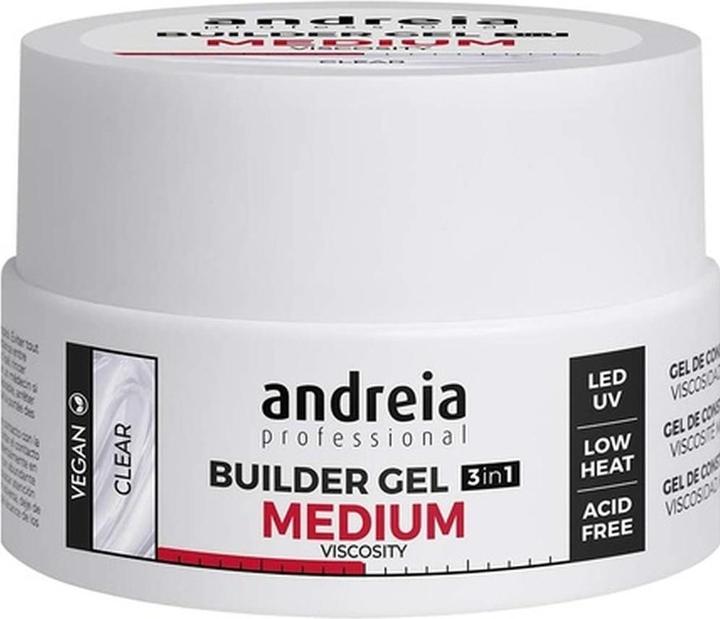Produktbild Andreia Builder Gel Medium (Clear, Heller Ton, UV-Gel Lack)