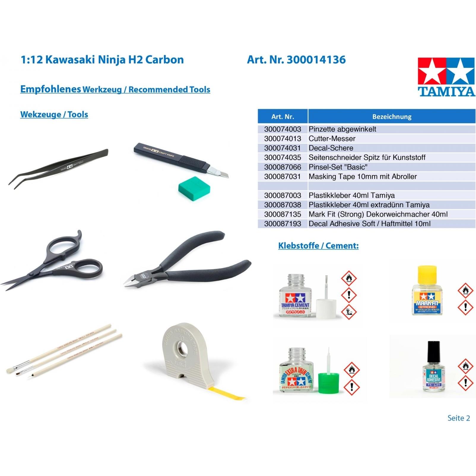 Thumbnail - Tamiya Kawasaki Ninja H2 Carbon