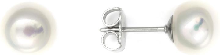 Produktbild Heideman Perlohrstecker 8mm silberfarbend poliert (100% Edelstahl)