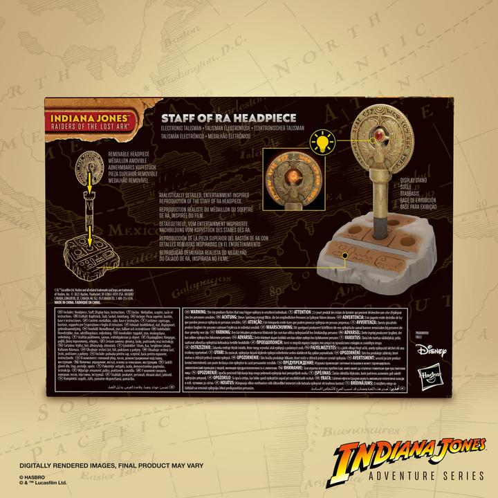 Produktbild Hasbro Indiana Jones Rollenspiel-Replik Stab des Ra Kopfstück (Jäger des verlorenen Schatzes)