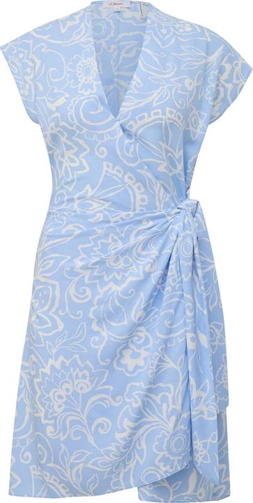 Actual product image S.Oliver Kleid Viskose-Kleid im Relaxed Fit mit Knoten-Detail (46)