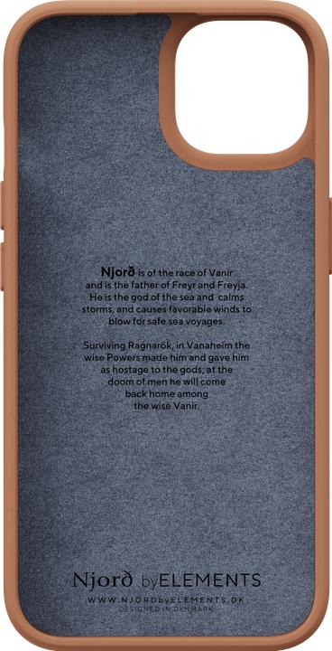 Actual product image Njord Genuine Leather Case Iphone 14 (Apple iPhone 14)