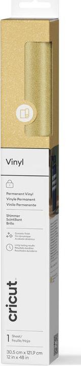 Image du produit Cricut Vinylfolie Permanent Glanz 30.5 x 122 cm, 1 Stück, Gold