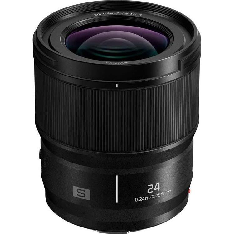 Panasonic Lumix S 24mm f/1.8 (L-Mount, Vollformat), Objektiv, Schwarz