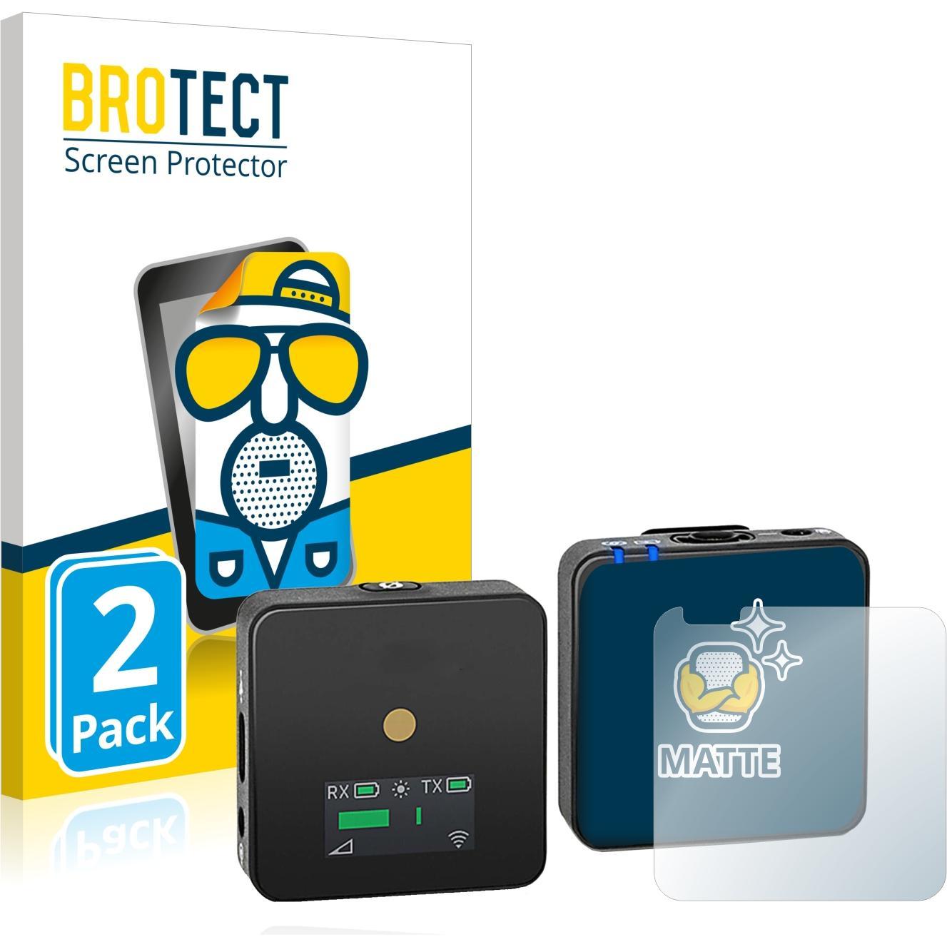 BROTECT Entspiegelungs-Schutzfolie Displayschutz Matt, Smartwatch Schutzfolie, Grau