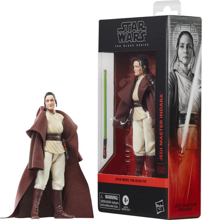 Actual product image Hasbro Star Wars: The Acolyte Black Series action figure Jedi Master Indara 15 cm
