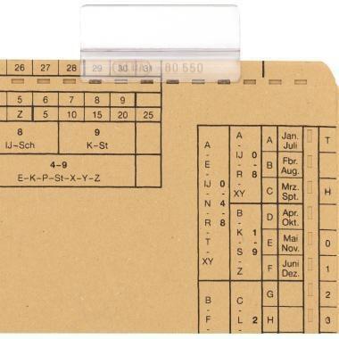 Actual product image Elba Full view tabs for setting folders, transparent (1 x)