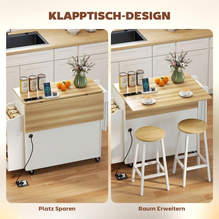 Image du produit Homcom Ilot de cuisine