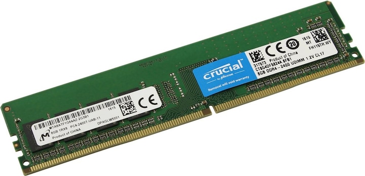Produktbild Crucial CT8G4DFS824A (1 x 8GB, 2400 MHz, DDR4-RAM, DIMM)