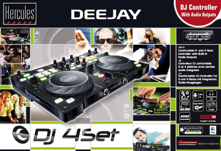Actual product image Hercules DJ 4Set