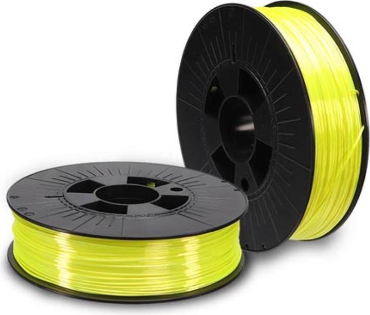Actual product image Velleman PLA175YF07S Filament PLA Silk 1.75mm 750g Neon Yellow 1pc. (PLA, 1.75 mm, 750 g, Yellow)