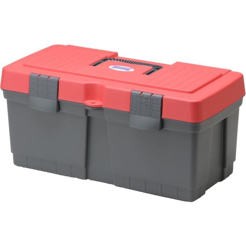 Hünersdorff, Werkzeugkoffer, Werkzeugkoffer ALPHA COMPACT aus PP grau/rot 260x485x230 mm (1 Teile)