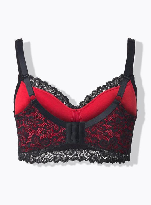 Actual product image TruYou Layered Lace Panel Bralette (85 E)