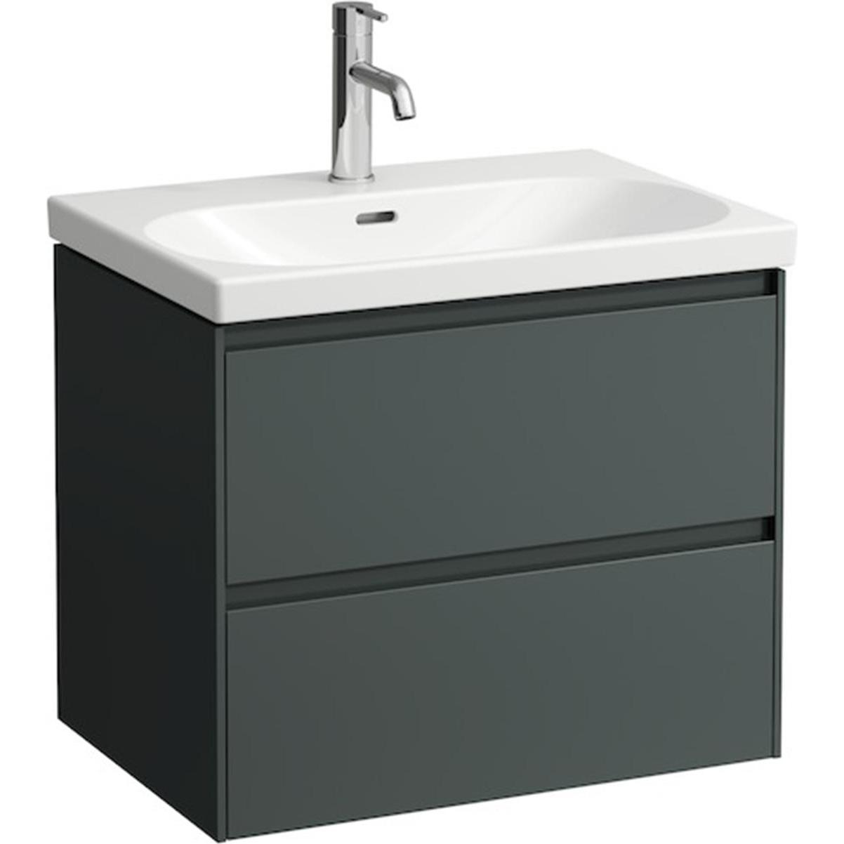 Laufen, Waschbeckenunterschrank, Lani für Lua Waschtischunterbau, 2 Schubladen, SoftClose, 635x515x445mm, H403542112 (63...