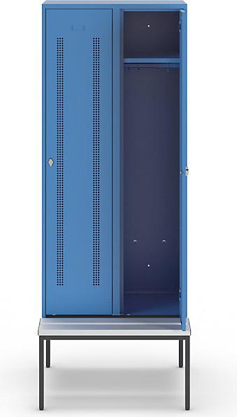 Actual product image Wolf Clothes locker with bench underneath (80 cm, 214 cm)