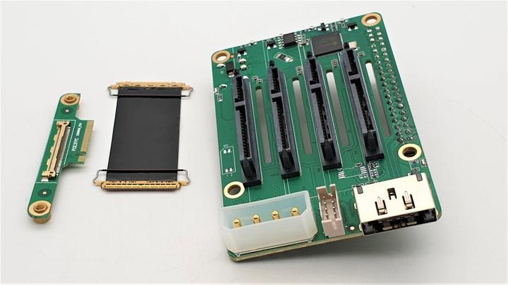 Produktbild Allnet Rock Pi 4 SATA HAT Penta NAS Platine für Netzwerkspeicher