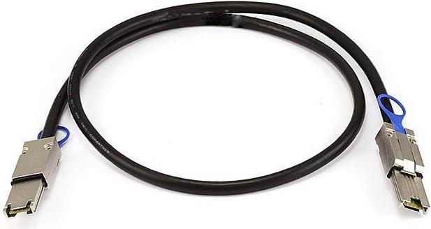 QNAP Mini-SAS kabel SFF-8088 naar SFF-8088 1m