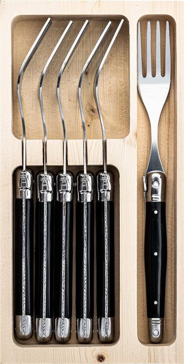 Laguiole Premium lijn vorken (6 Pcs., Bestekset)
