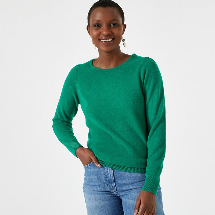 Produktbild Anne Weyburn Pullover mit rundem Ausschnitt (48)