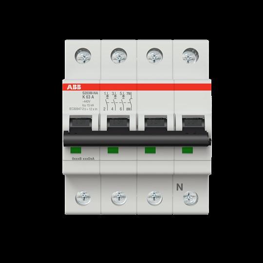 Actual product image ABB S203M-K63NA Automatic circuit breaker K-Char., 2CDS273103R0607
