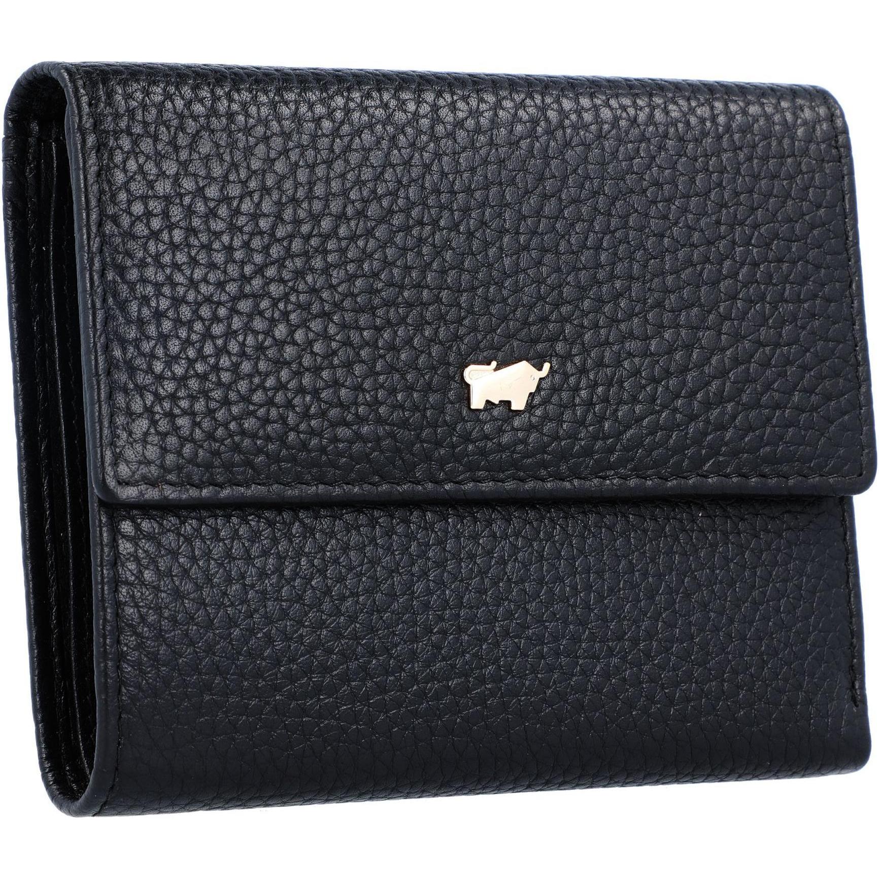Braun Büffel, Damen, Portemonnaie, Portemonnaies "Asti" schwarz, Schwarz