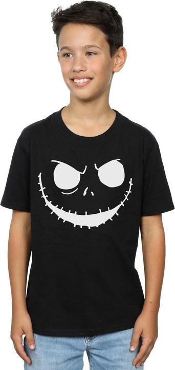 Actual product image Disney Boys Nightmare Before Christmas Jack's Face Bold T-Shirt (128)