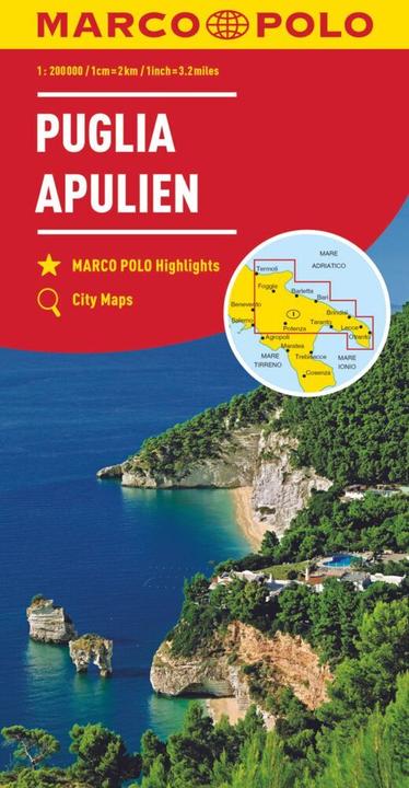 Produktbild MARCO POLO Karte Apulien