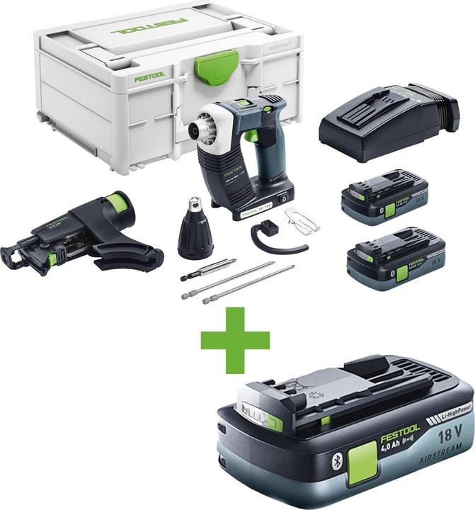 Produktbild Festool Akku-Bauschrauber DWC 18-2500 HPC 4,0 I-Plus (Akkubetrieb)