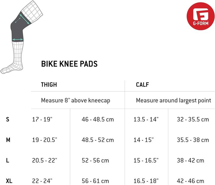 Immagine prodotto G-Form Ginocchiere E-Line per BMX e ciclismo downhill (S, Ginocchiera)