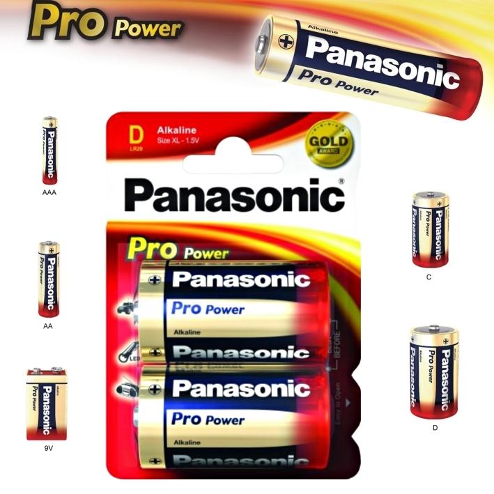 Actual product image Panasonic Pro Power (2 pcs., D, 1200 mAh)