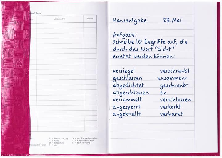 Actual product image HERMA Booklet protector A5 covered pink (A5)