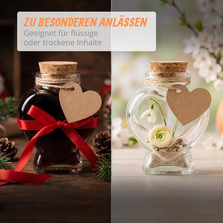 Produktbild Relaxdays 12x Glasflaschen-Set (12 Stk., 0.09 l)