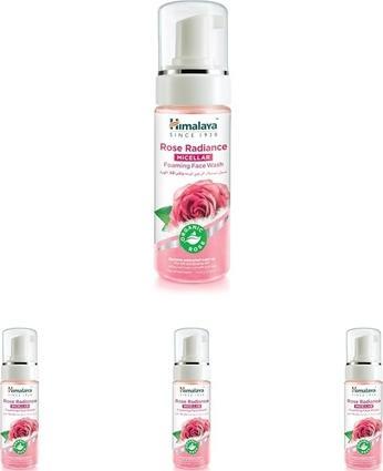Actual product image Himalaya Rose Radiance Micellar Foaming Face Wash rozświetlająca pianka do mycia twarzy z organiczną (Cleansing Foam, 150 ml)