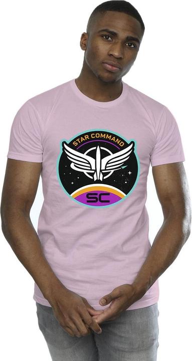 Actual product image Disney Mens Lightyear Star Command Circle T-Shirt (L)