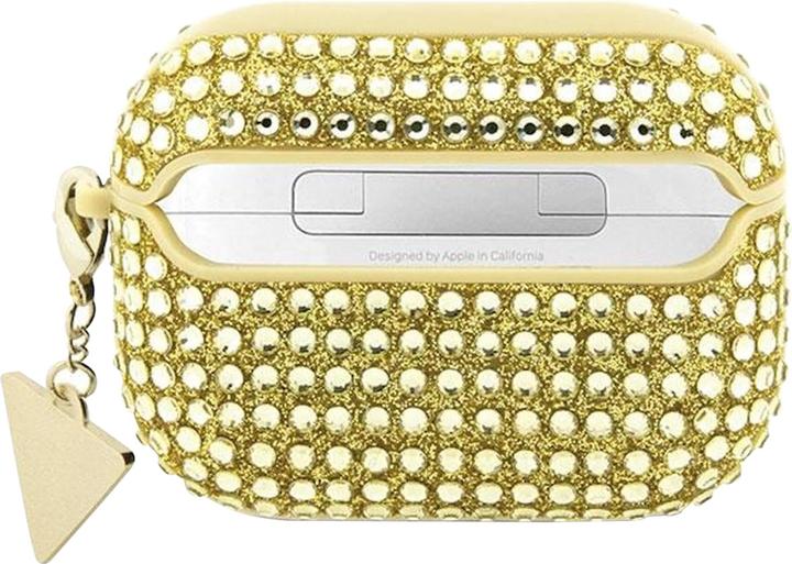 Produktbild Guess GUAPHDGTPD AirPods Pro cover złoty/gold Rhinestone Triangle Charm (Kopfhörer Hülle)
