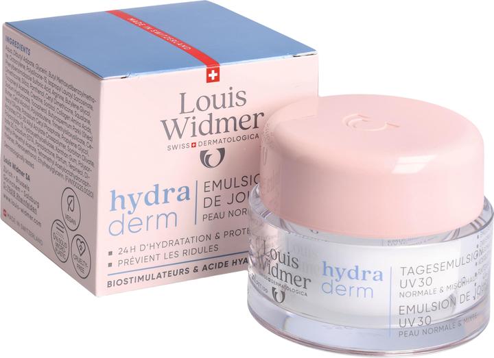 Actual product image Widmer Louis Hydraderm Tagesemulsion UV30 parfumiert 50 ml (50 ml, Day cream, SPF 30)