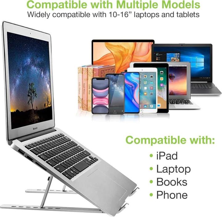 Produktbild Techly ICA-TBL 134TY notebook stand Silver (16")