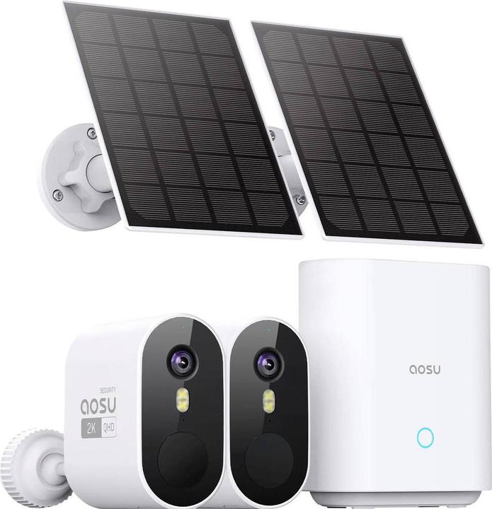 Produktbild Aosu C7P-2H C7P0.WAEU02000 WLAN IP Überwachungskamera-Set 2048 x 1536 Pixel (2048 x 1536 Pixels)