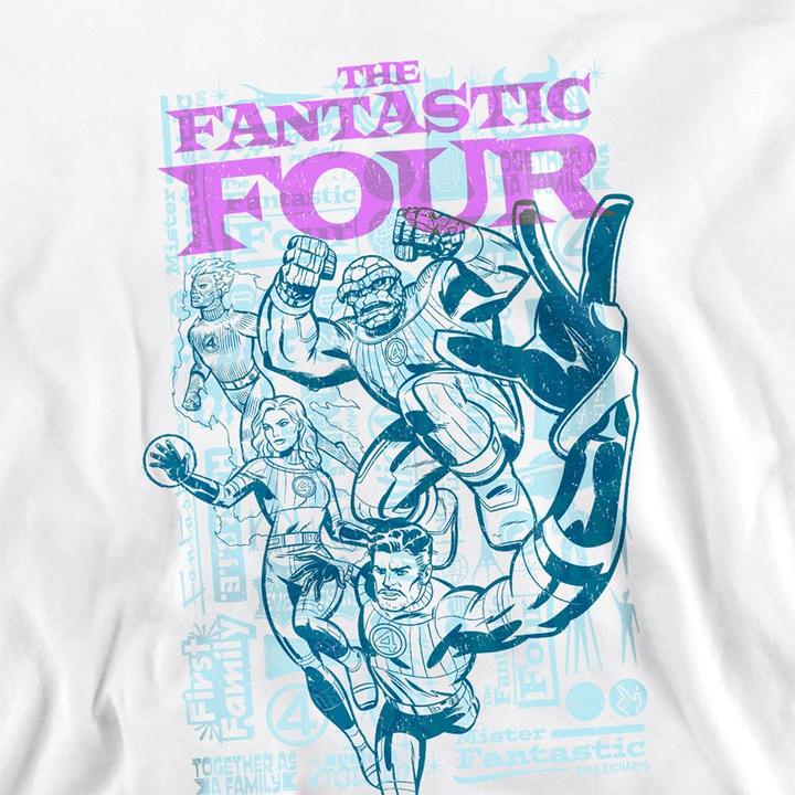 Produktbild Fantastic Four Lineart Heroic First Family Sweatshirt (M)