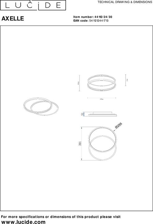 Immagine prodotto Lucide Axelle (1200 lm)