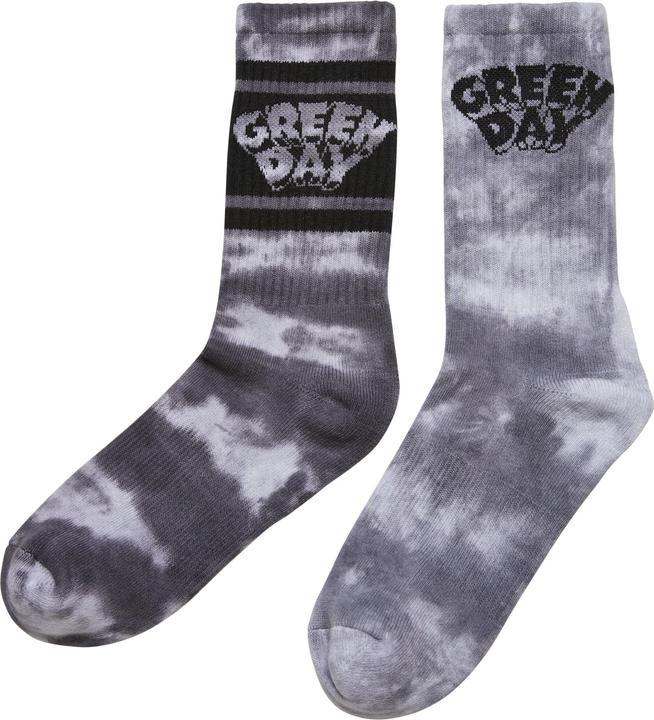 Actual product image Merchcode Green Day Tie Die Socks 2-Pack - 139833 (pack of 2, 43 - 46)
