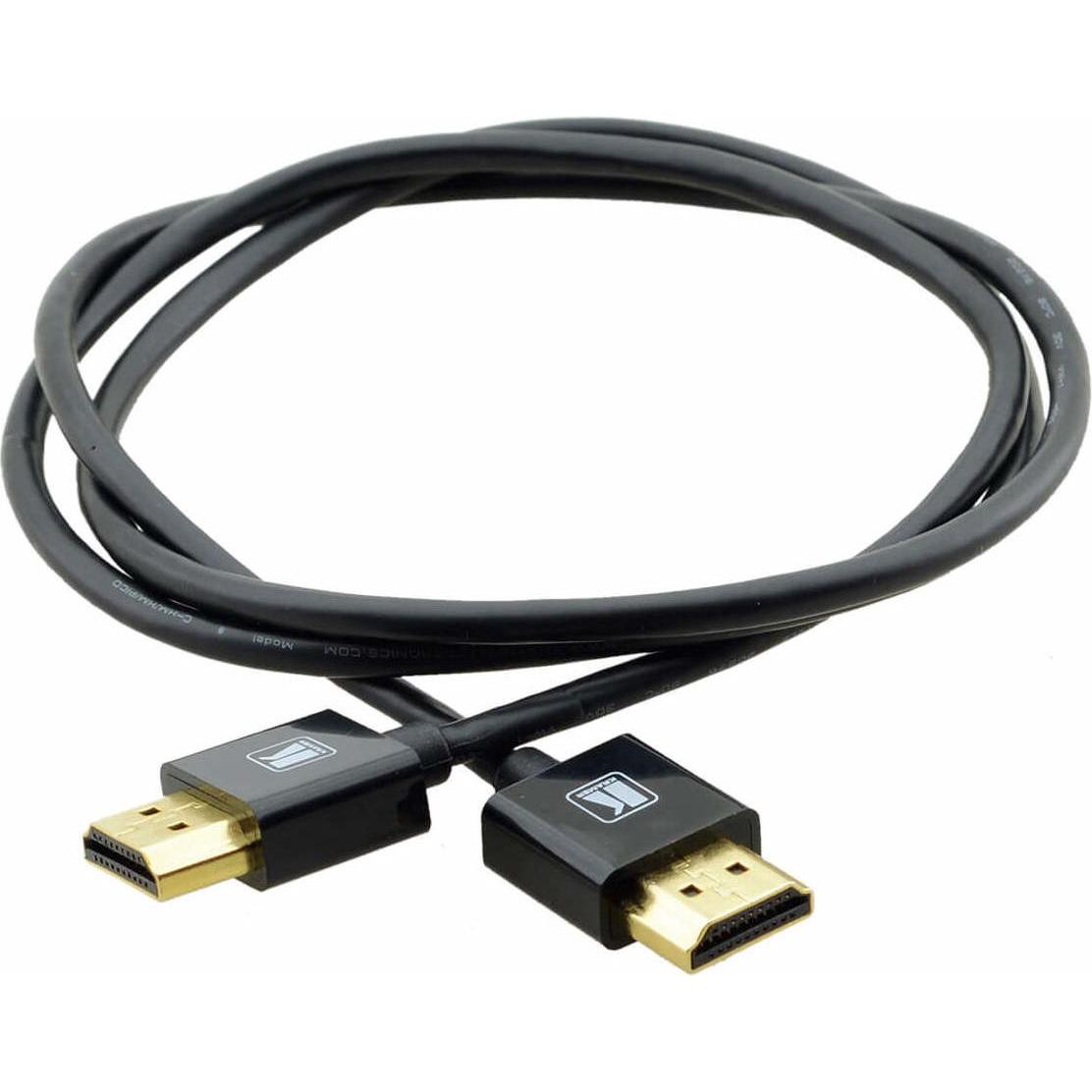 Kramer C-HM/HM/PICO/BK-5 Cavo HDMI flessibile ultrasottile ad alta velocità da 1,5 m con Ethernet Nero (1.50 m), Cavo video