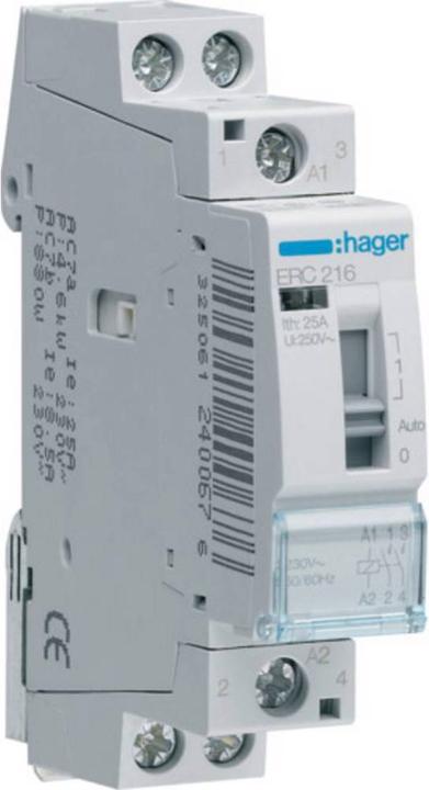 Actual product image Hager Switch Grey Power relay