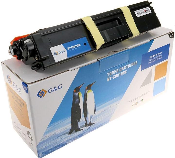Actual product image G&G kompatibel Toner mit Brother TN910BK, NT-CB910BK, black, 9000S (FC)