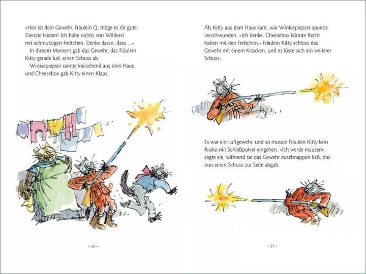 Produktbild Die Geschichte der gestiefelten Kitty (Deutsch, Beatrix Potter, Quentin Blake, Sabine Erbrich, 2017)