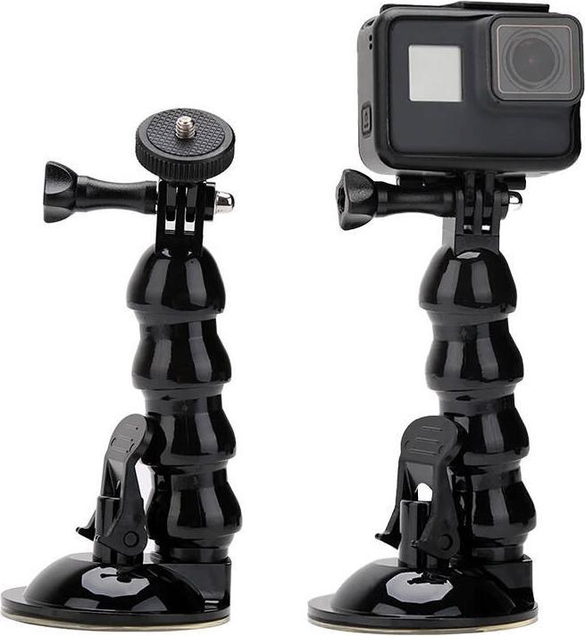 Actual product image Telesin Flexible car suction cup mount (GoPro Hero 10, GoPro Hero 9, GoPro Hero 8, GoPro Hero 7, GoPro Hero6 Black, GoPro Hero 5, GoPro Hero 4, GoPro Hero 3, Various, DJI Osmo Action)