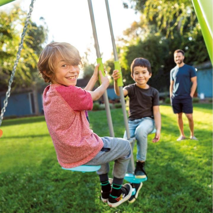 Actual product image Intex THREE FEATURE SWING SET 3.43m x 2.54m x 2.11m
