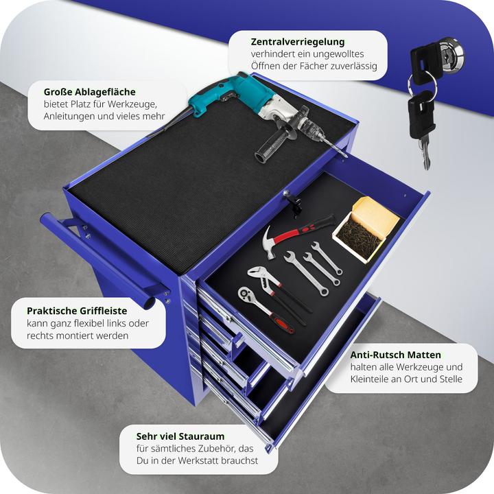 Image du produit tectake Chariot à outils (1 x)