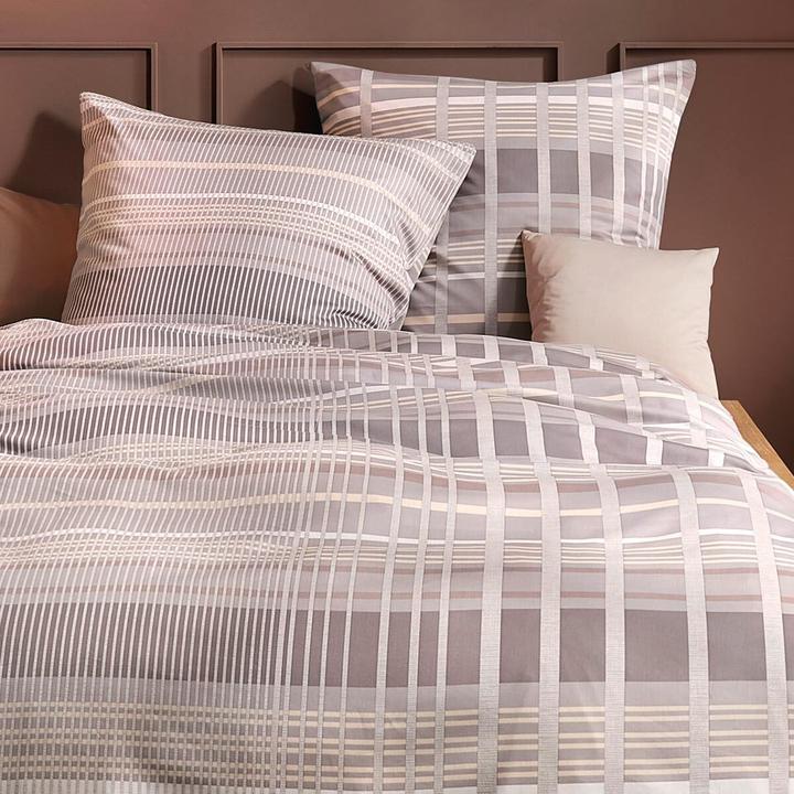 Produktbild Kaeppel Biber Bettwäsche Jarin nougat (155 x 220 cm, 80 x 80 cm)